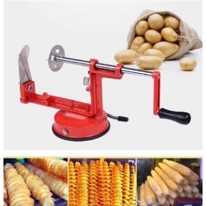 Pemotong Serutan Parutan Putar Ulir Keripik Kentang Ubi