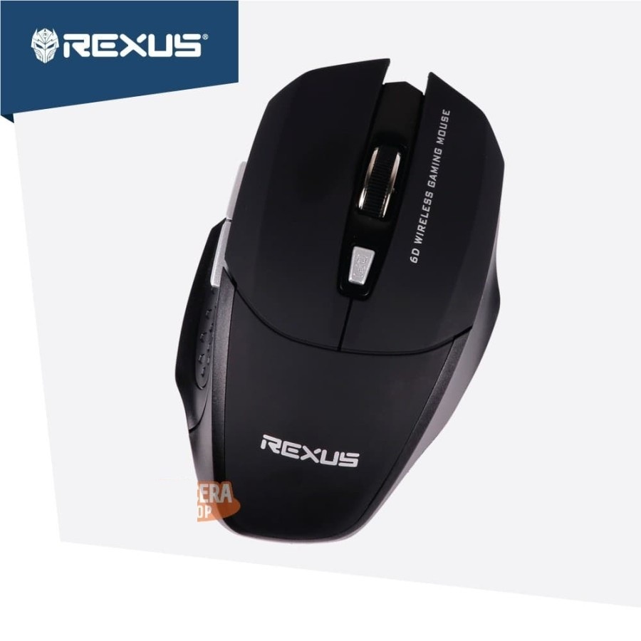 Mouse Wireless Gaming Rexus Free Pouch Tanpa Kabel