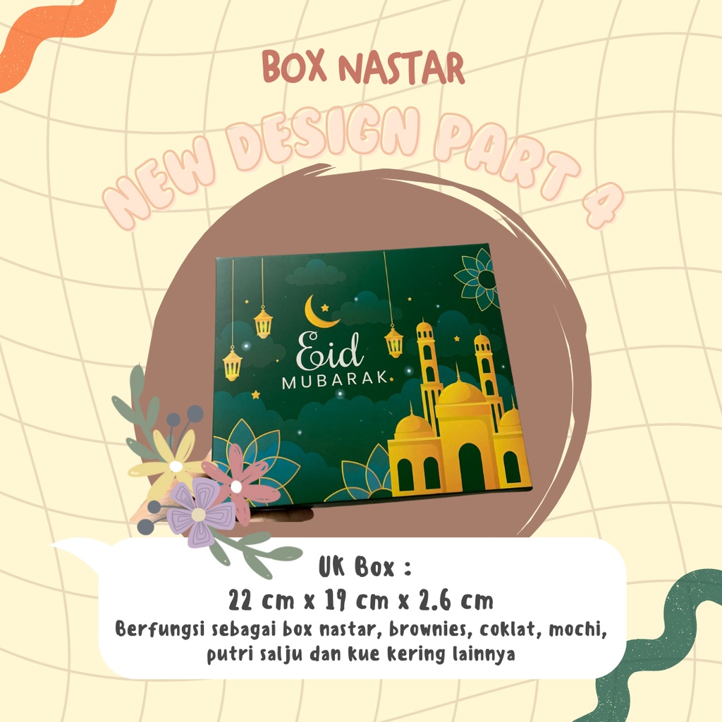

(10 SET) BOX NASTAR NEW DESIGN PART 4/ BOX PACKAGING LEBARAN / KOTAK KUE IDUL FITRI / KOTAK LAPIS LEGIT / DUS NASTAR / PACKAGING BROWNIES / KOTAK HAMPERS