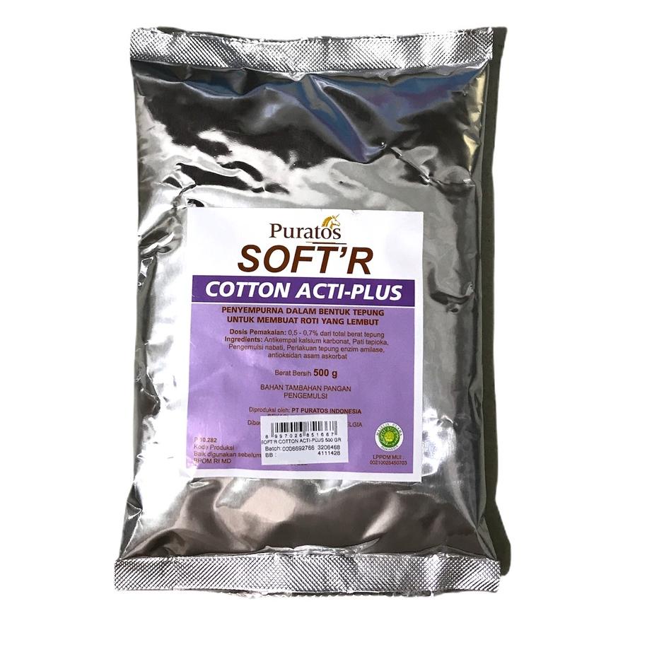 

Produk Ekslusif Puratos Soft'r Cotton Acti-Plus 500g Pelembut Roti