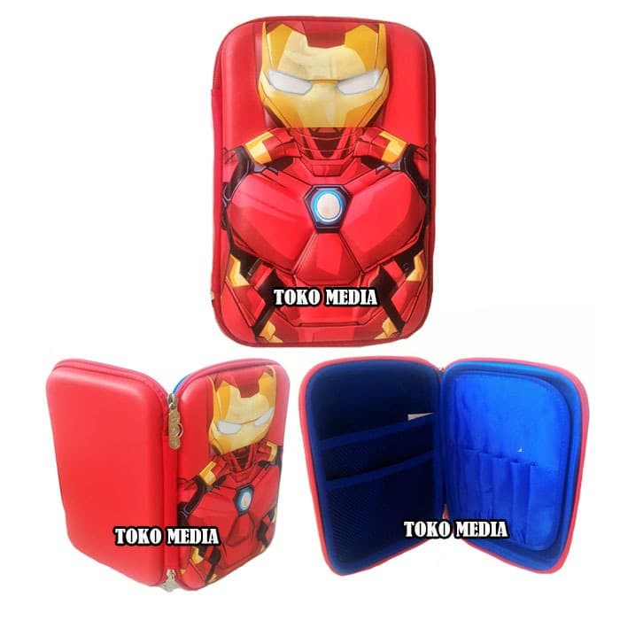 

Kotak / Tempat Pensil Organizer Karakter Ala Smiggle - IRON MAN