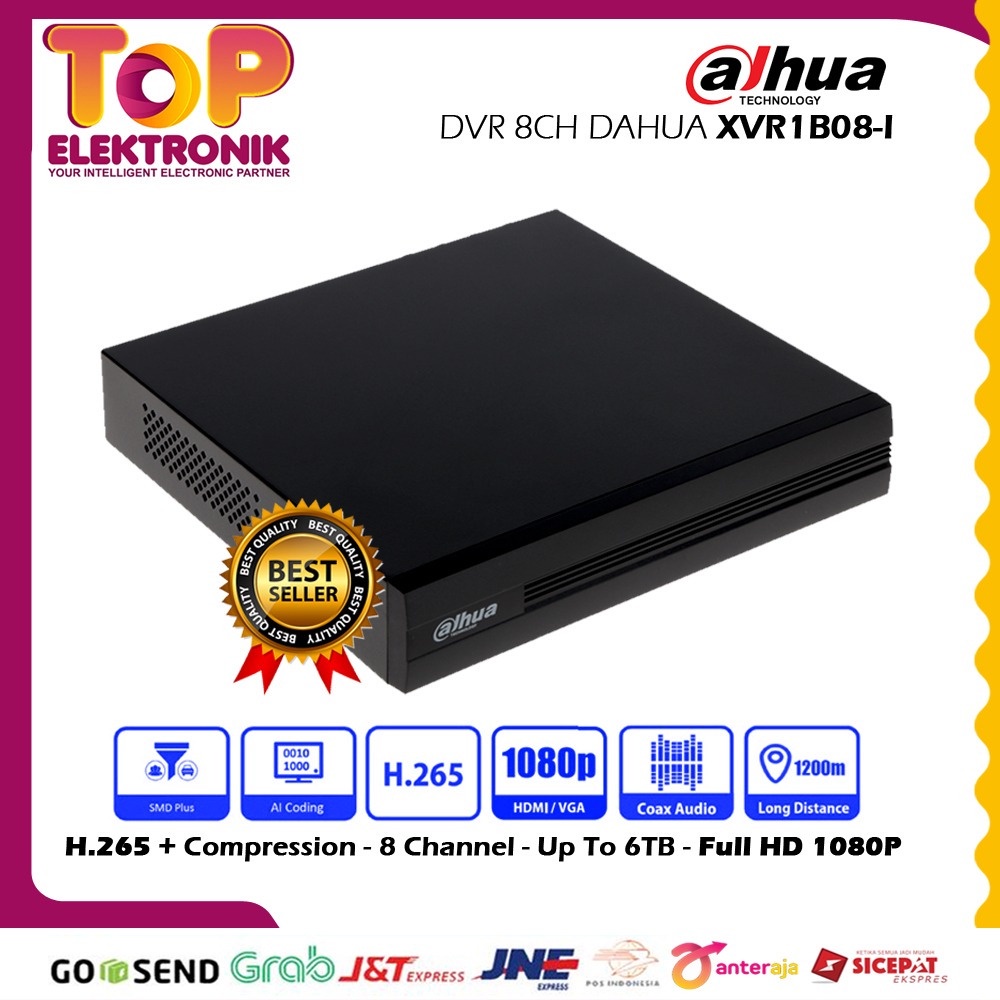 DVR Dahua Series Cooper 8 CH XVR-1B08-I