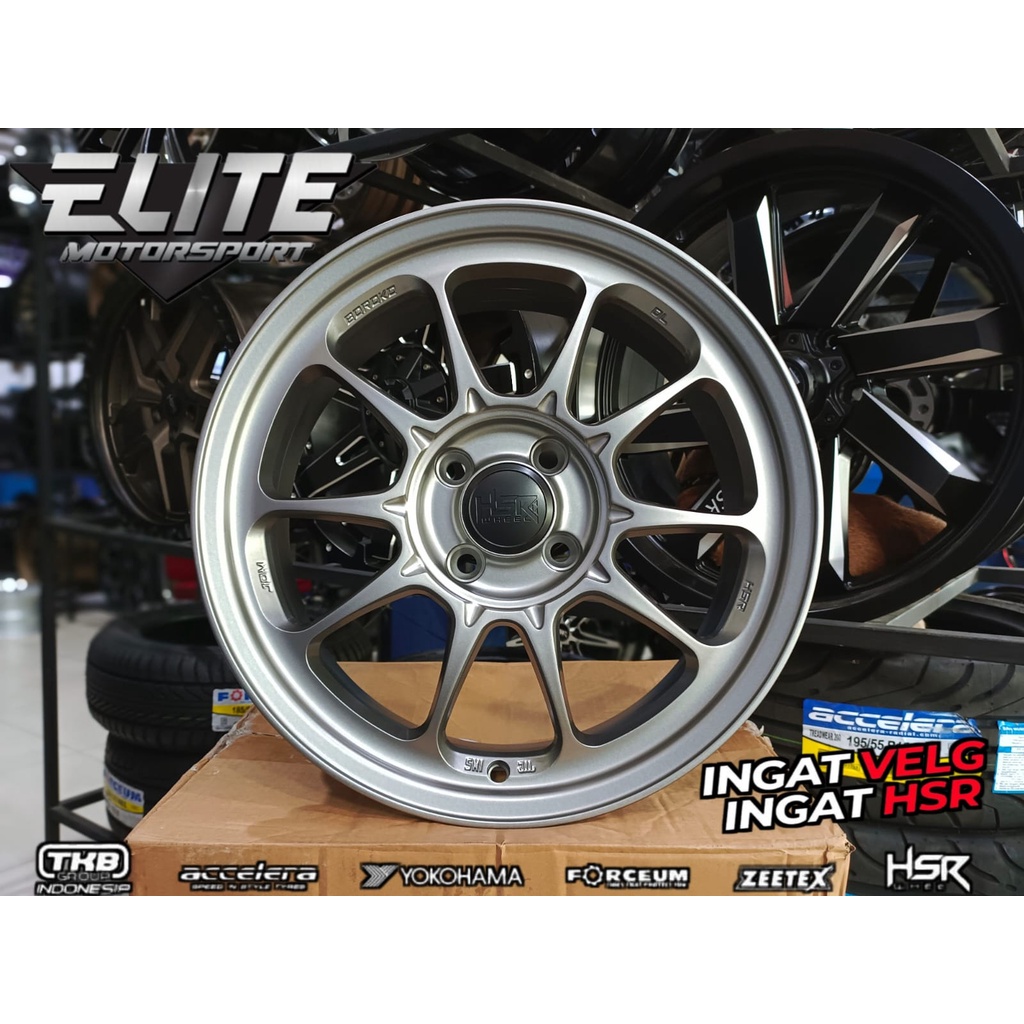 Velg Racing Model Venom Zero Ring 16 Lubang 4x100 Mobil Jazz Yaris Brio Mobilio