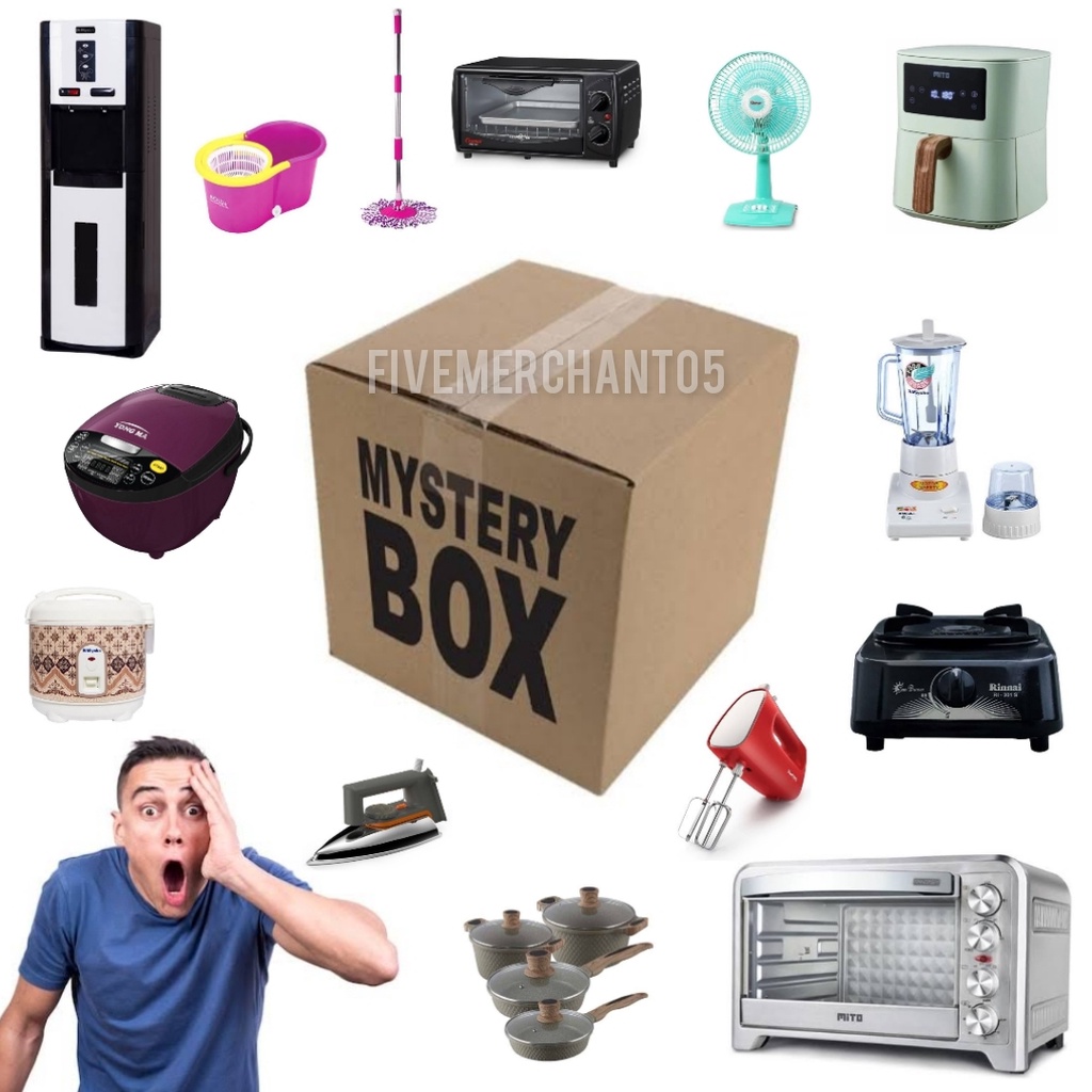 Mystery Box Kotak Misteri Misterius Paket Hadiah Gift Bingkis Surprise