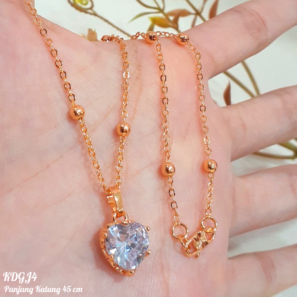 PGX Kalung Wanita Xuping Perhiasan Lapis Emas Aksesoris Fashion Premium - XD021