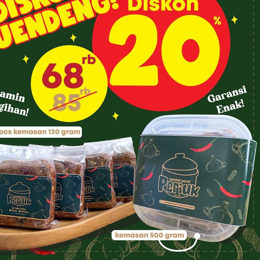 

☪ DISKON GUENDENG 20% SAMBEL BUMBU PECEL PERIUK ֍