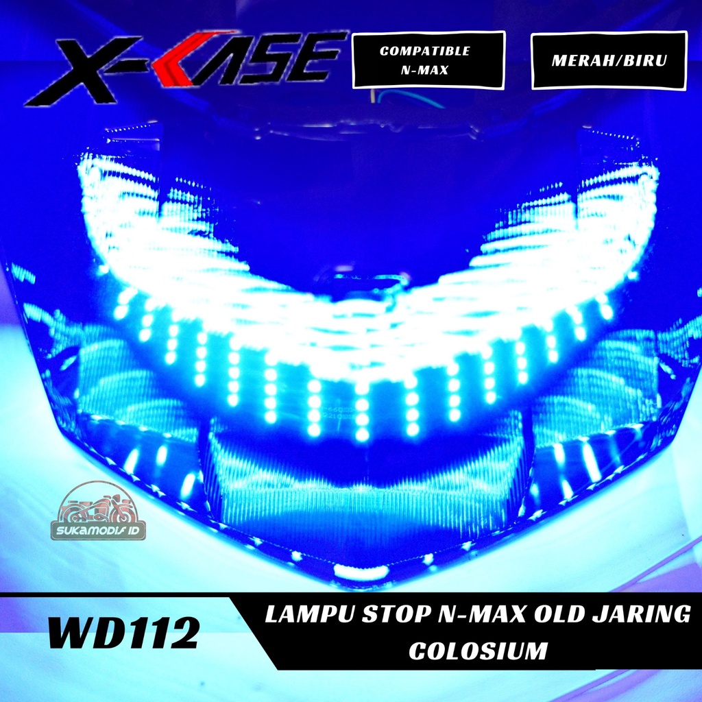 Paket Lampu Stop Nmax Old Universe Coloseum Spartan Mode Wings Transformer  Sen