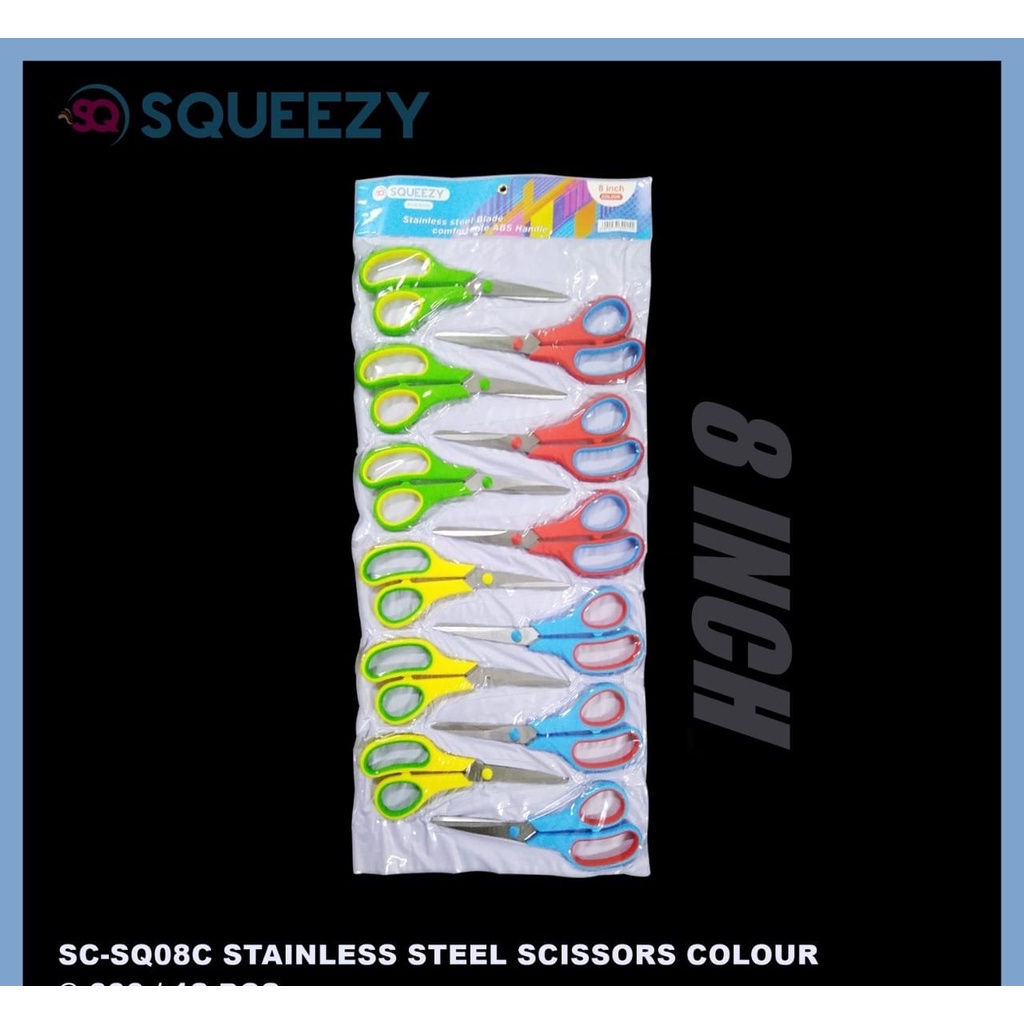 

GUNTING RENTENG WARNA SQ08C 8 INCH/GUNTING RENTENG 20 CM SQ08C ISI 12