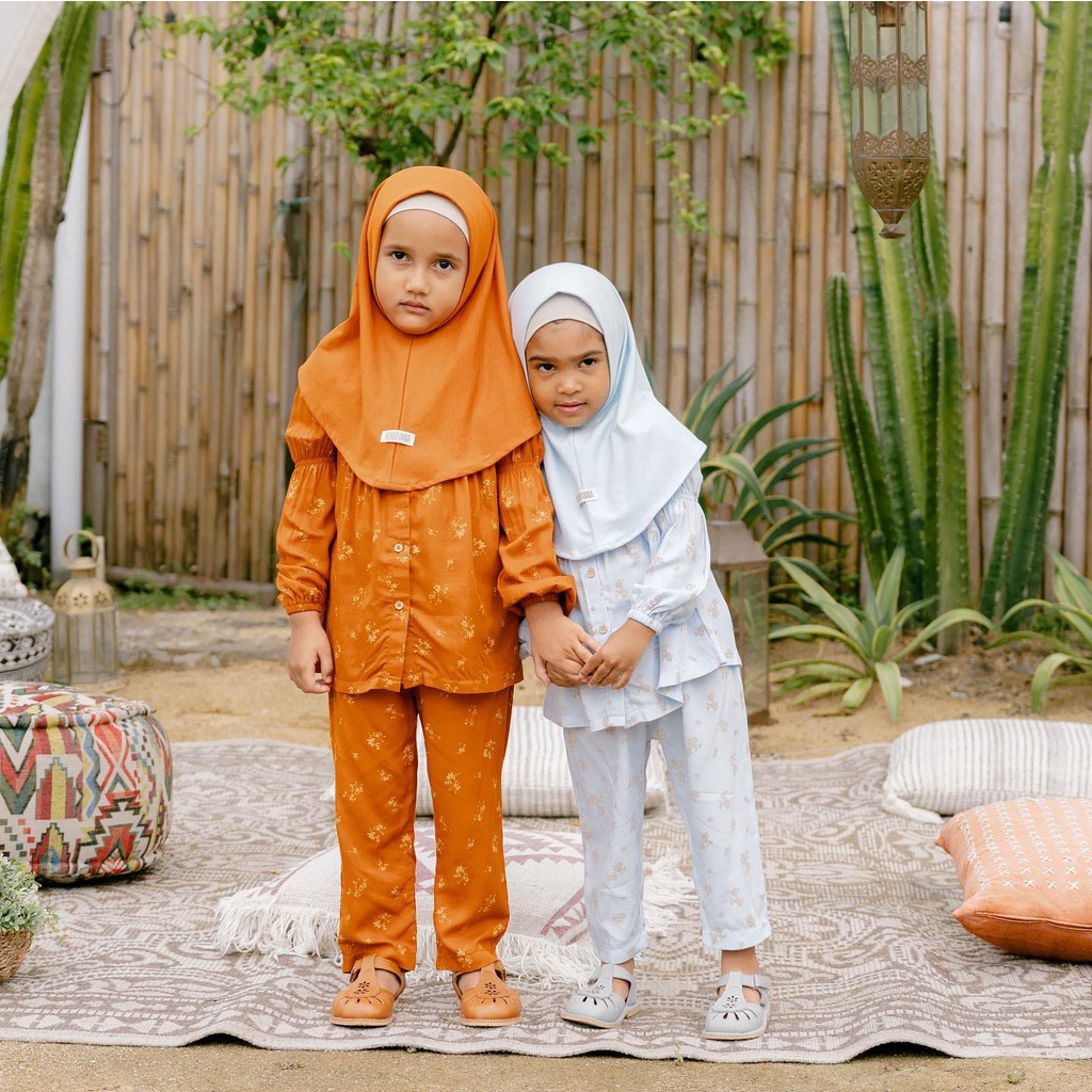 BOHOPANA | BOHO | BOHO PANNA MALIKA SET | BAJU MUSLIM ANAK ANAK