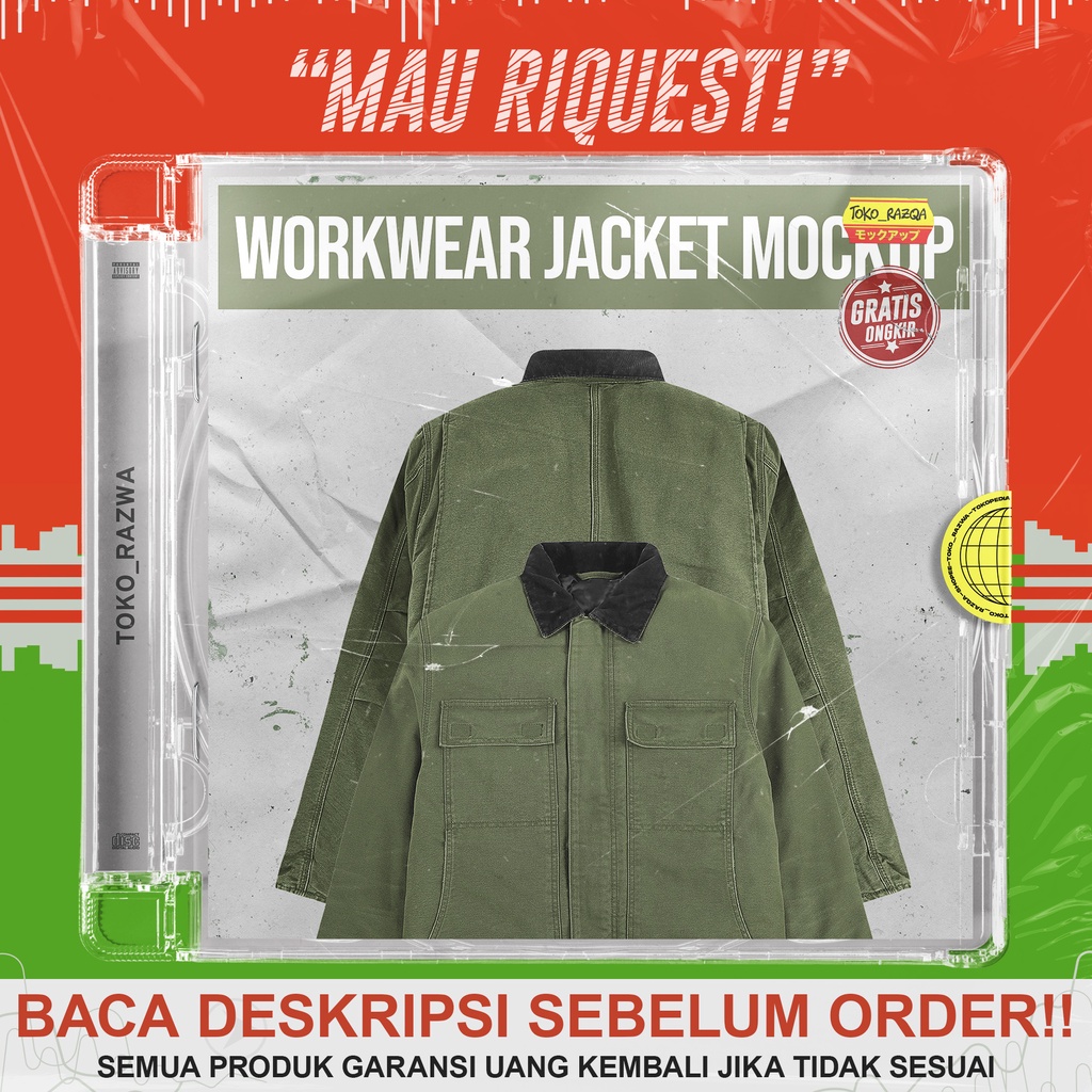 140223 - Workwear Jacket Mockup