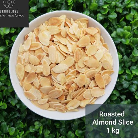 

Instan Roasted Almond Slice / Kacang Almond Slice Oven (1 Kilogram) by Granology