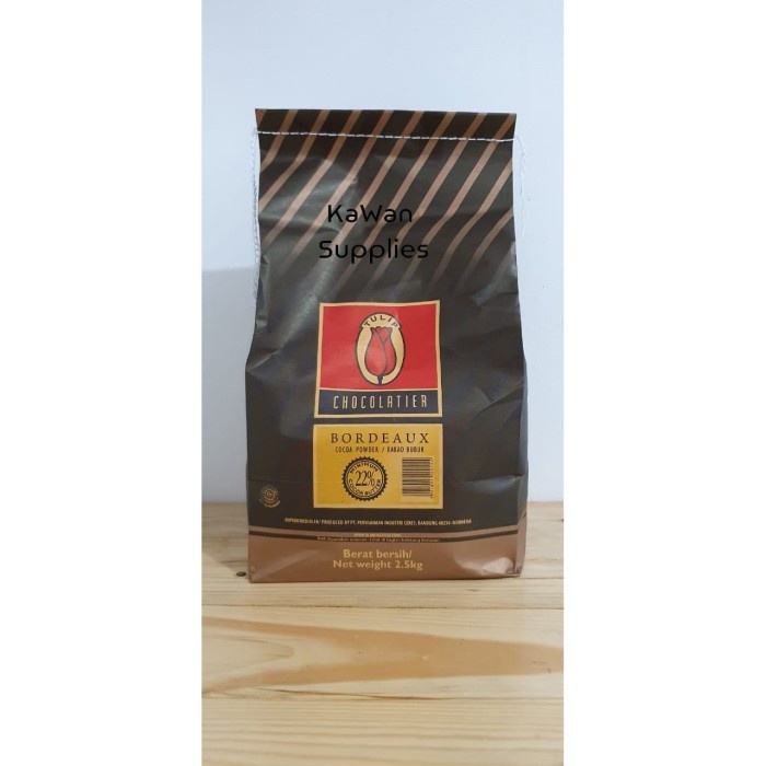 

COCOA POWDER BORDEAUX MERK TULIP 2,5KG - COKLAT BUBUK MERK TULIP