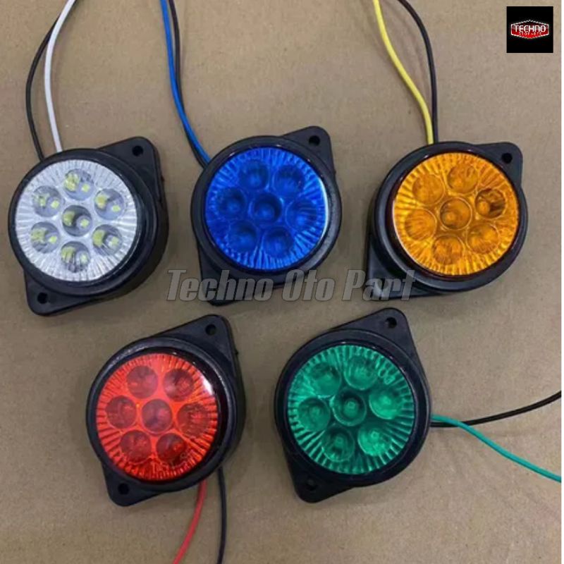 Lampu Led Bak Truk DNY 90 Model Bulat 24v