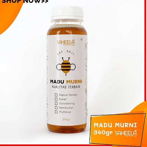 

☀ Murni Saheela 340 gram | NATURAL HONEY RAW HONEY ASLI UNPROCESSED HONEY ➬