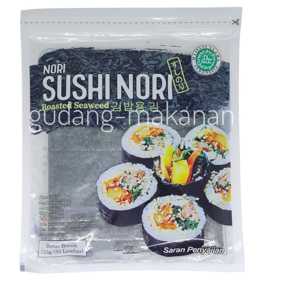 

Proses sekarang Sushi Nori Halal isi 50 lembar