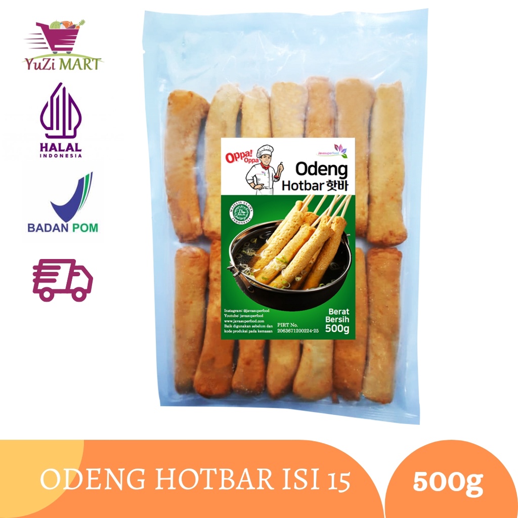

Odeng Oden Hotbar Eomuk Korea Fish Cake 500g Halal