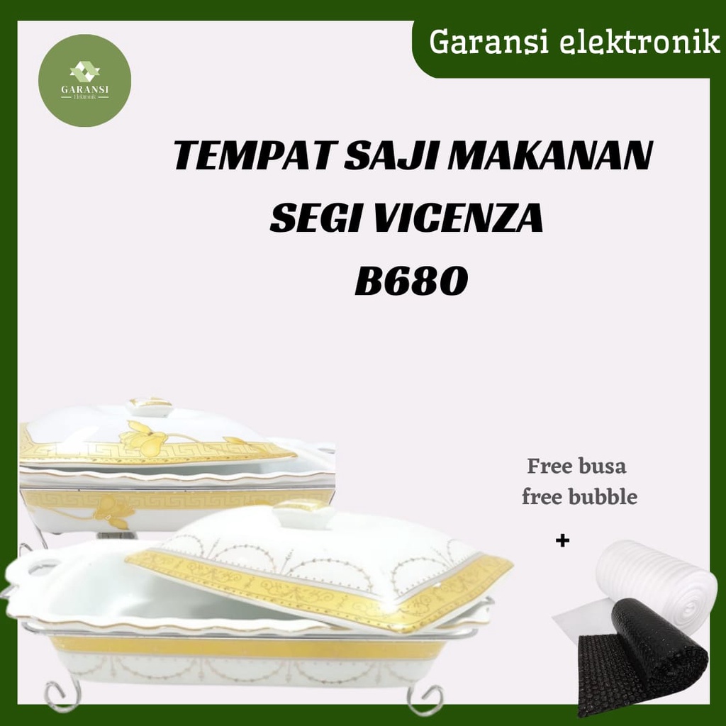 TEMPAT SAJI MAKANAN SEGI VICENZA B680 NEW!!!