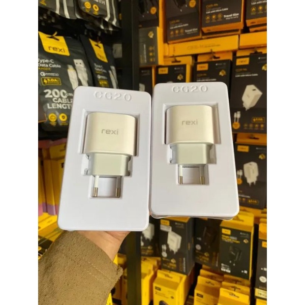 Batok USB Rexi CG20 Adapter Type C Quick Charger 20w