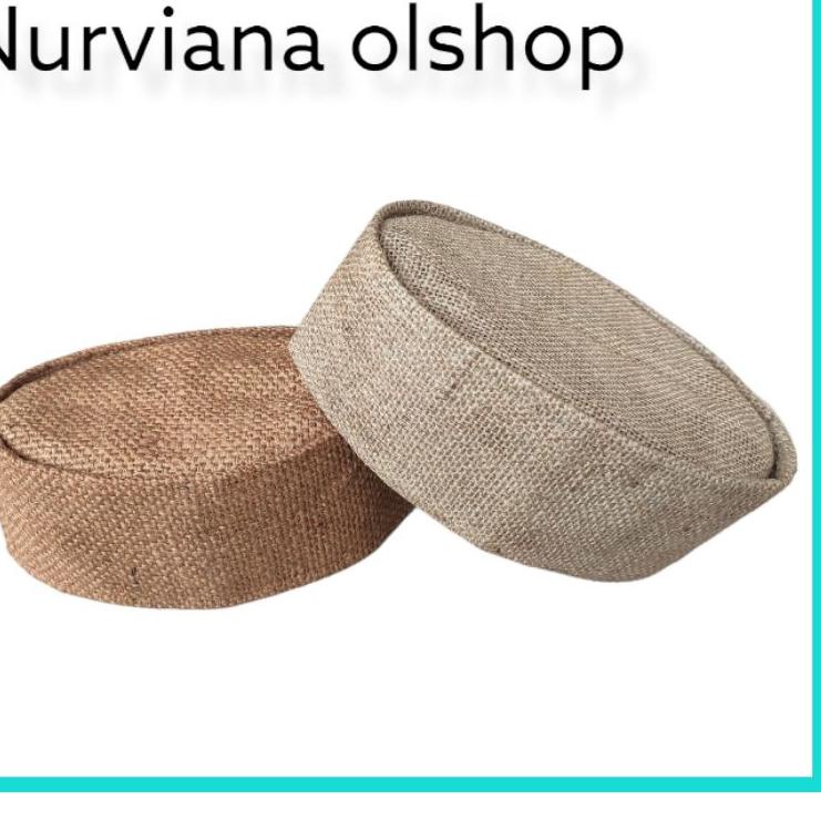 KOT.2Fe23ᴺ ▫ Peci goni/kopyah goni/songkok karung goni/peci anak/songkok dewasa/peci murah