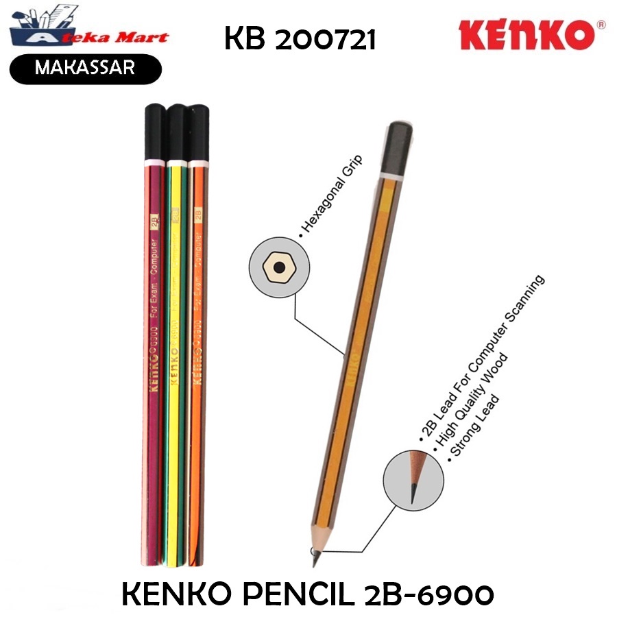 

[PCS] KENKO PENSIL 2B 6900