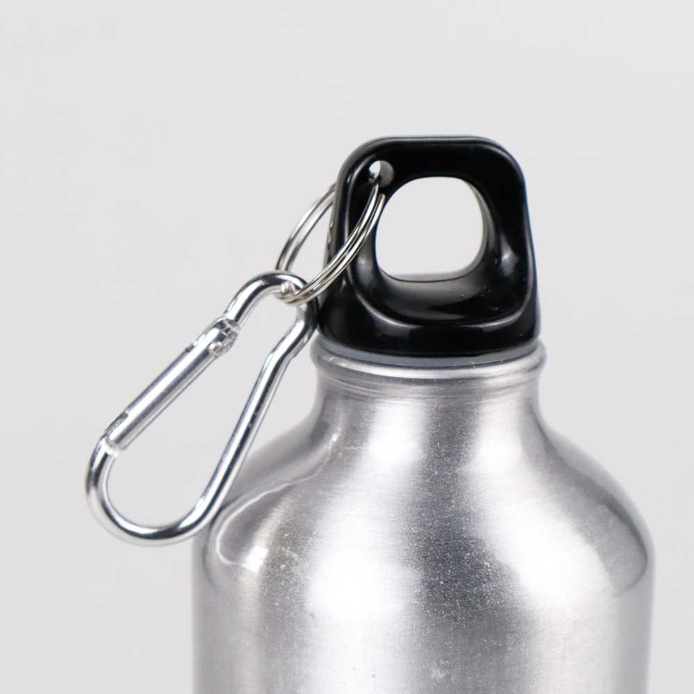 (BISA COD) FTIHSHP  Botol Minum Olahraga Aluminium 750ml Dengan Karabiner - H2GO