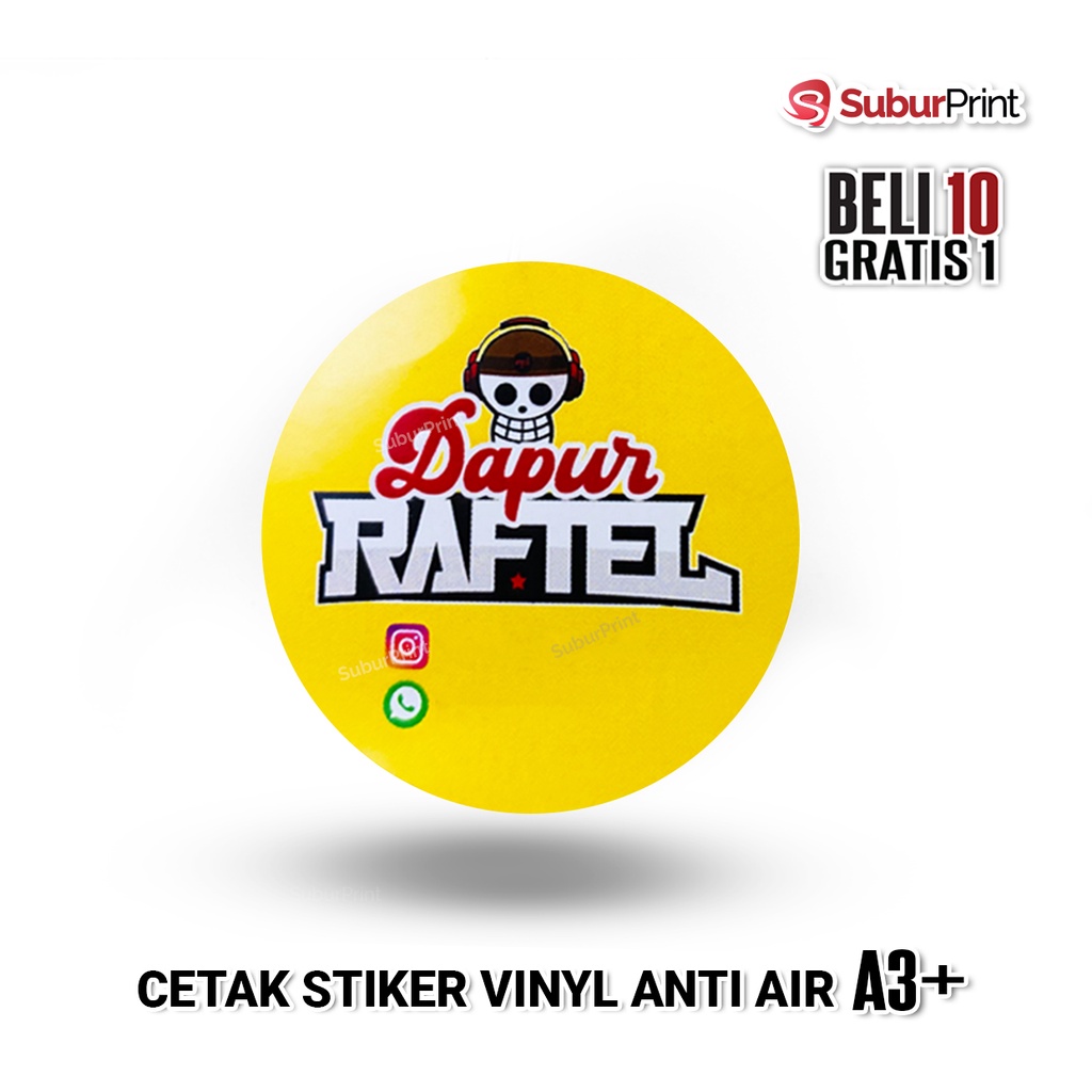 

Cetak Stiker Vinyl A3 Glossy Ant Air Sudah Cutting Tinggal Tempel Cocok Untuk Sticker Lebel Makanan Ataupun Setiker Kemasan