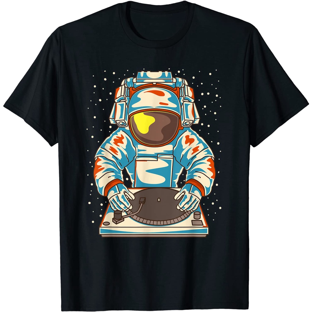 KAOS DISTRO Space DJ T-Shirt Astronaut DJ Tee T-Shirt