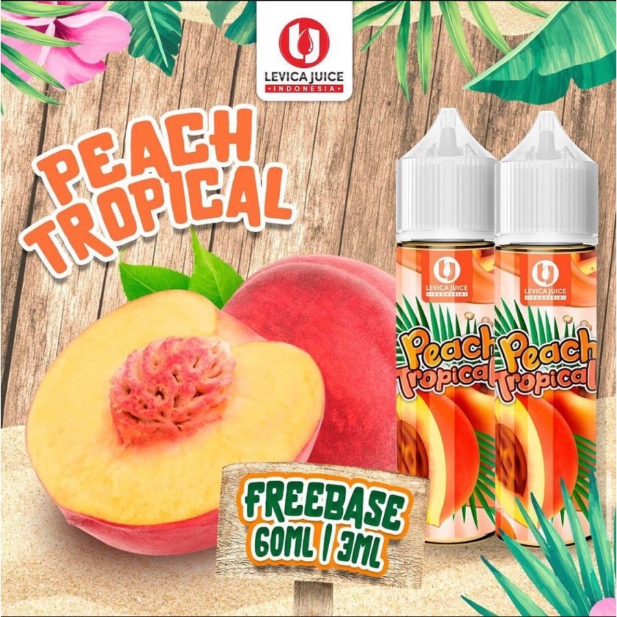 PEACH TROPICAL BY LEVICA JUICE INDONEISA 3MG 60ML