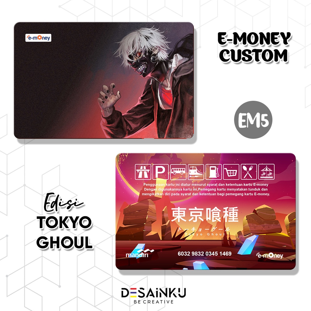 Emoney / Tap Cash / Flazz / Brizzi / edisi TOKYO GHOUL