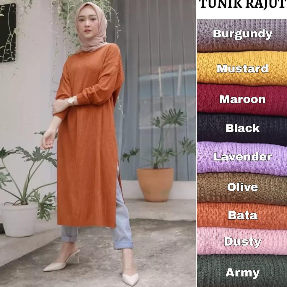 TERBAIK KS Tunik Rajut