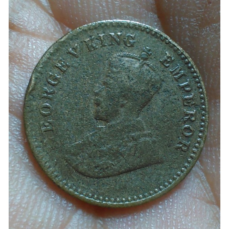Koin British India 1/12 Anna George V 1935