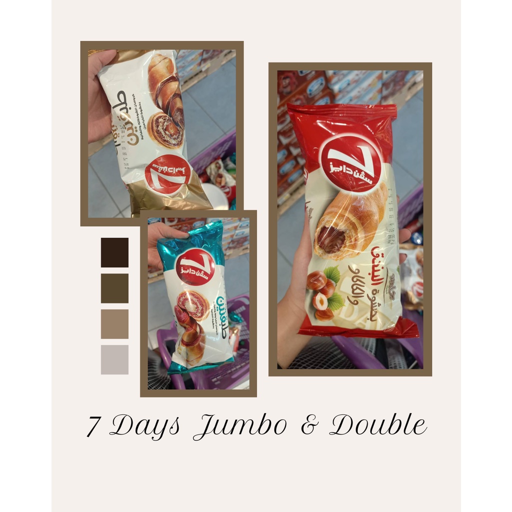 

7 days croissant Jumbo & Double