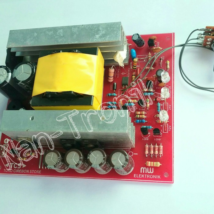 Kit Charger Accu Cas Aki 12V - 24V Adjust Up To 200A Kualitas Oke 