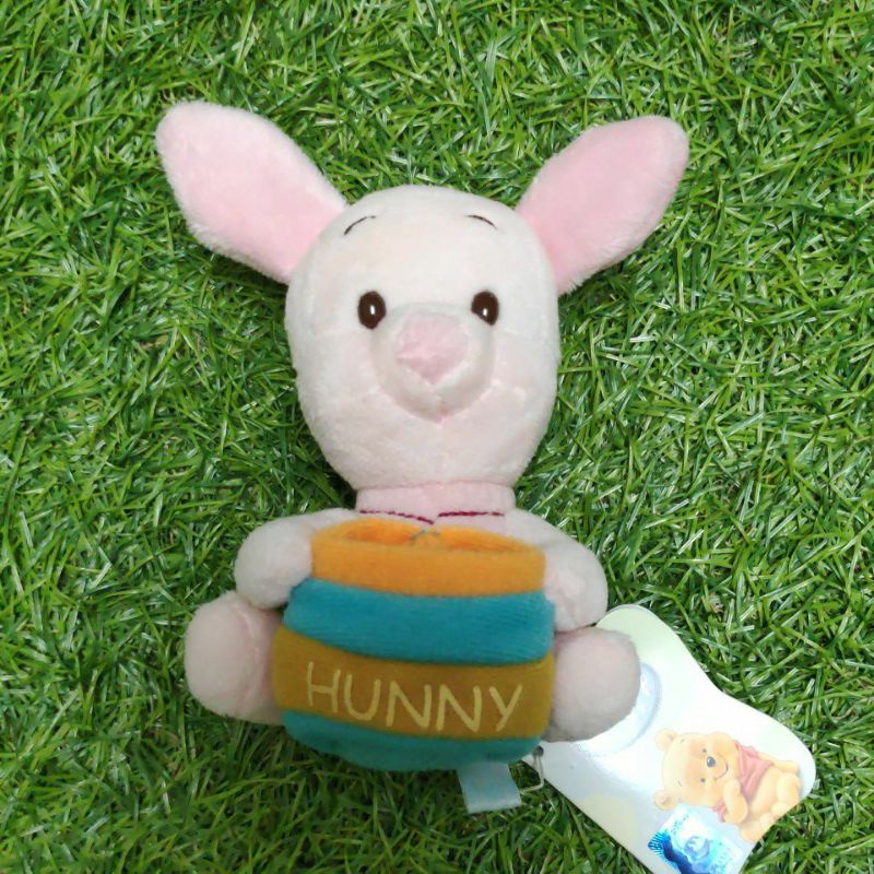 Boneka Piglet Gentong Madu Hunny  teman Winnie the Pooh Original Disney - hadiah ulang tahun