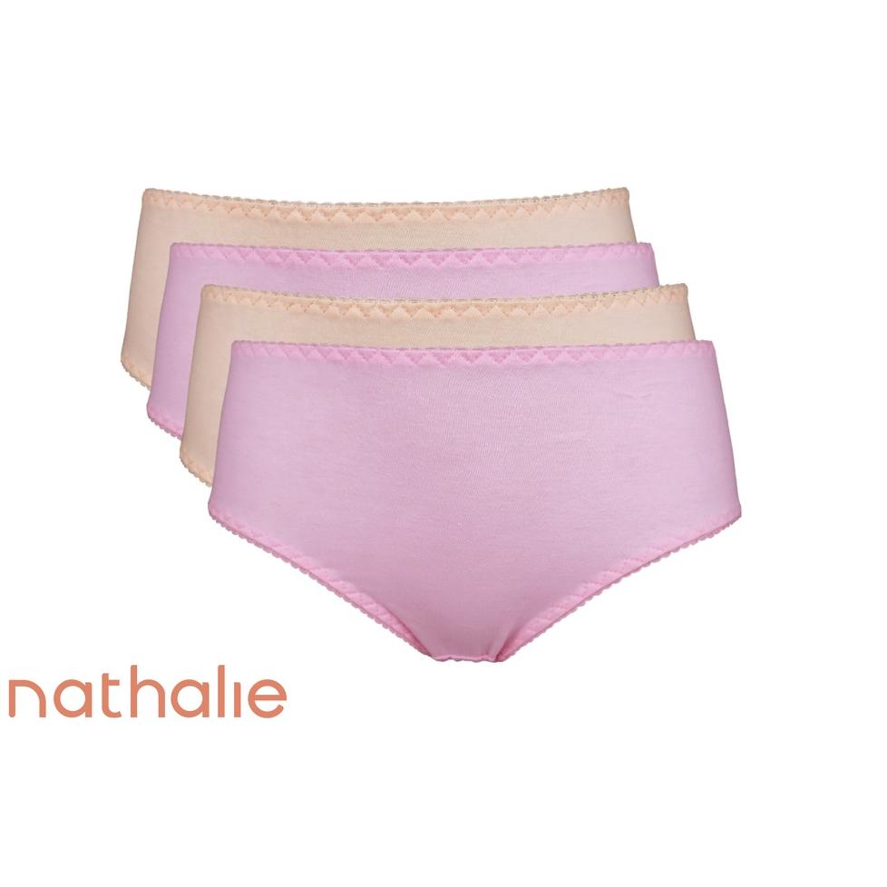 CHEKOUT Nathalie Celana Dalam Wanita Midi Nathalie Underwear  4Pcs NT 07
