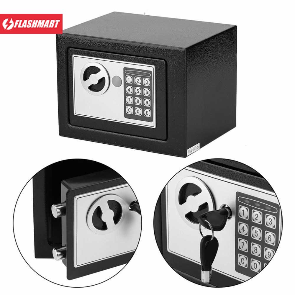 Flashmart Brankas Pengaman / Kotak Brankas Hotel Mini Password Safe Deposit Box 4.6L - 17E