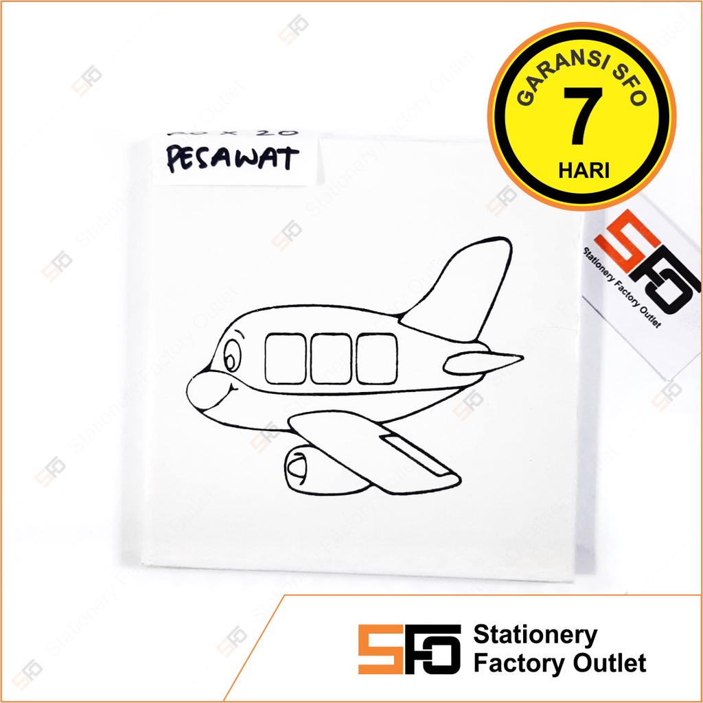 

DIY Kanvas Lukis 20 x 20 cm - Template Paint for Kids Gift Box