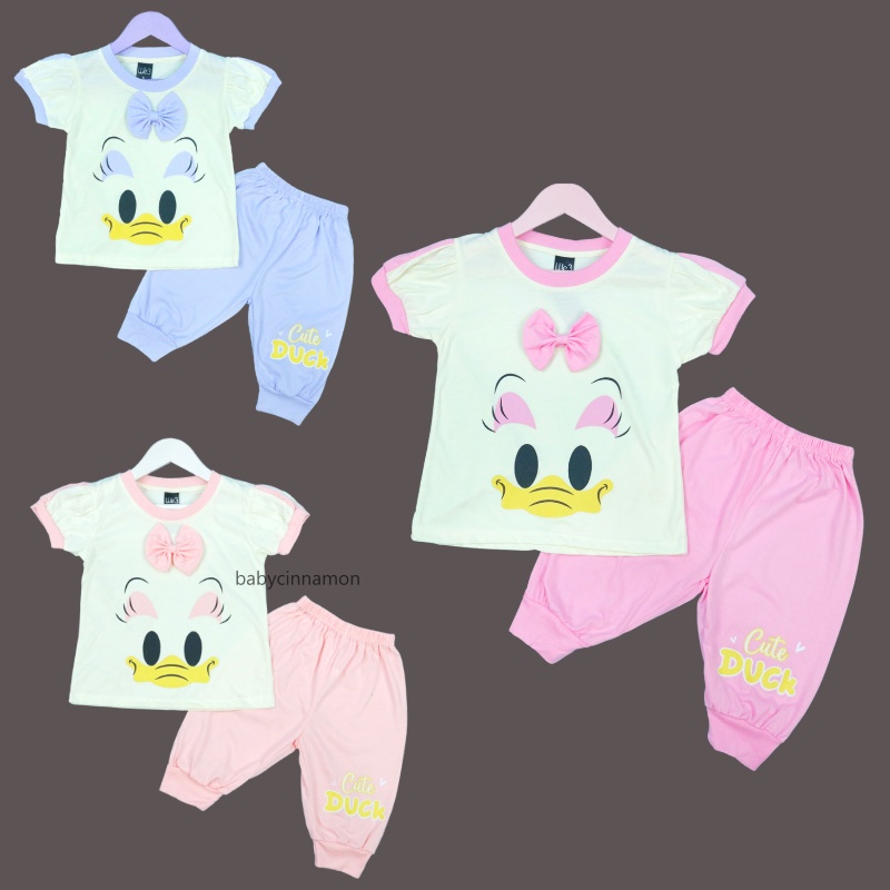 Setelan Bare Bears Size 1-3 Tahun / EXPORT Quality Baju Karakter Kaos Lengan Pendek Celana Pendek