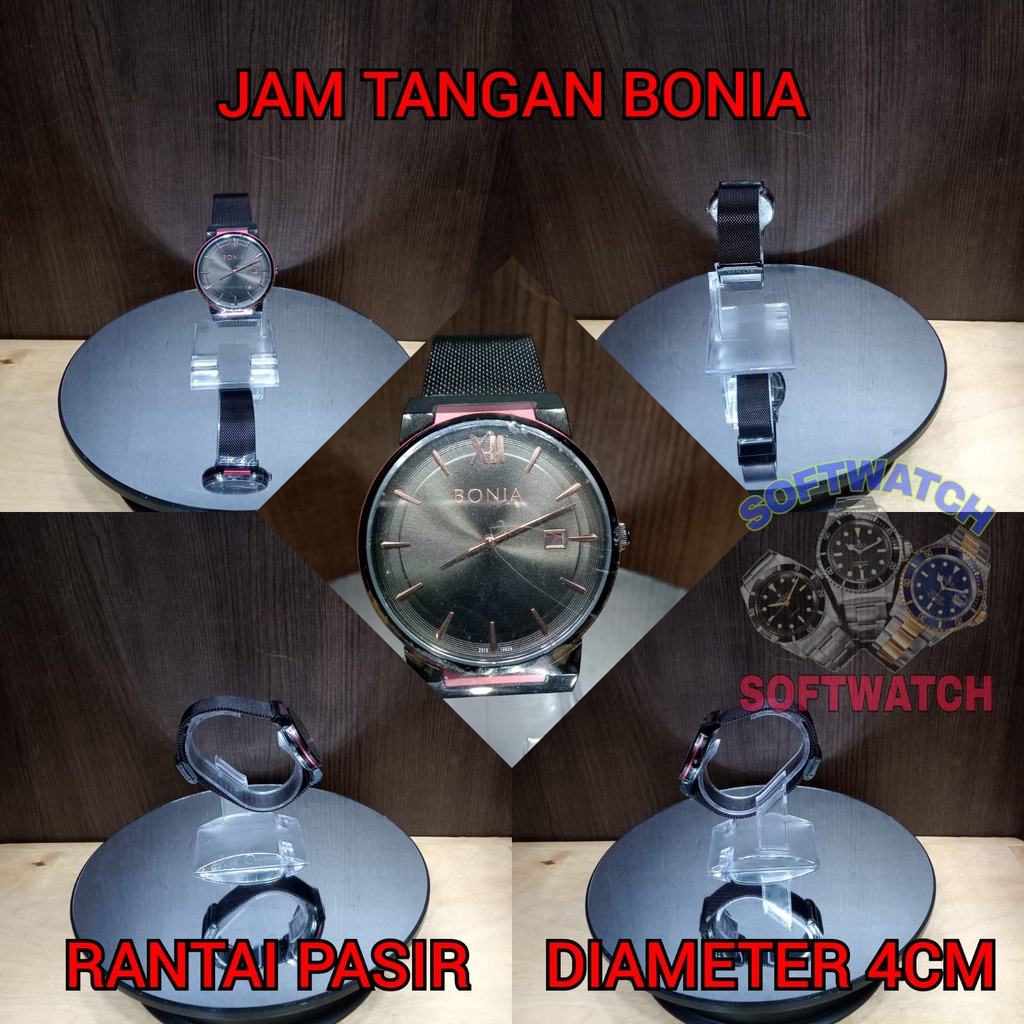 JAM TANGAN ARLOJI BONIA ASLI 100% ORIGINAL UNISEX