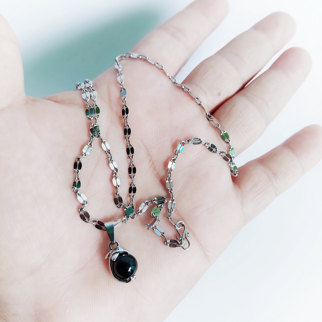 KALUNG BAJA PECAH KOPI DAN LIONTIN RHODIUM TERLARIS 2023