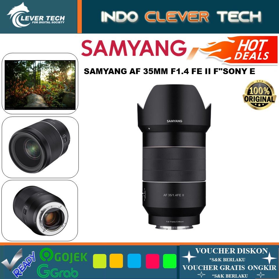 Samyang AF 35mm f1.4 FE II Sony E Fullframe Samyang AF 35 f/1.4
