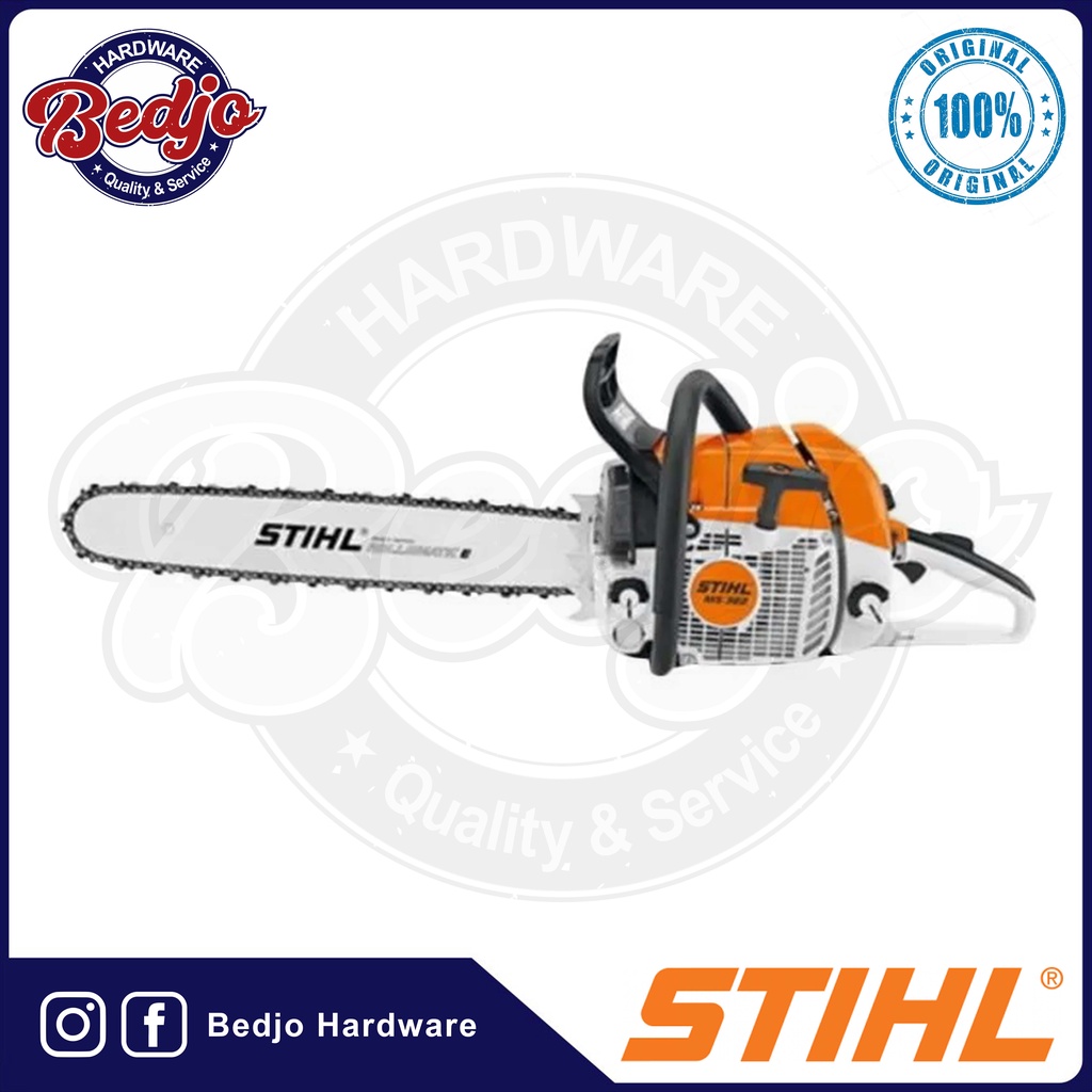 STIHL Chainsaw MS-382 SENSO MS382 - Gergaji Kayu 25 inch