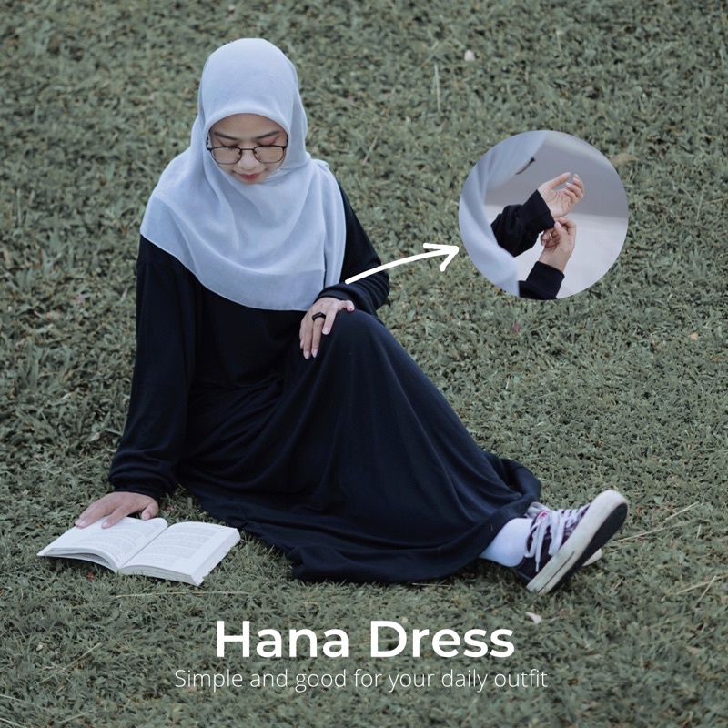 Hana Dress Pakaian Wanita Muslimah Kekinian