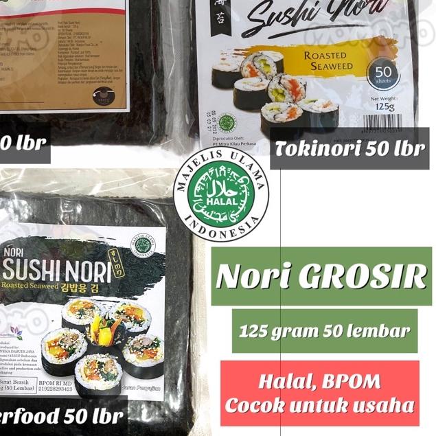 

☊ Manjun - Tokinori - Java Superfood 125 gram Yaki Sushi Nori 50 lembar ◌