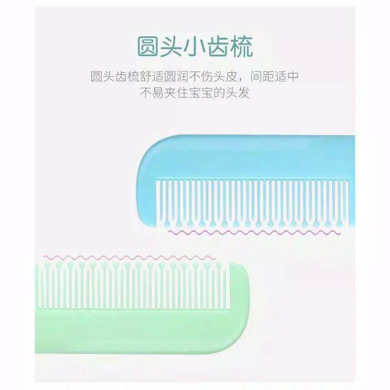 Sisir Bayi Anak Mini Sisir Rambut Bayi Murah Aman Untuk Kulit Bayi