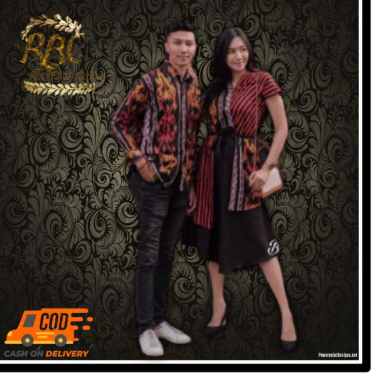 TERPERCAYA BK COUPLE AYAMIA BATIK KAMPUS/SONGKET/COUPLE SONGKET/COUPLE DRESS ANDIN/COUPLE MOTIF SONG