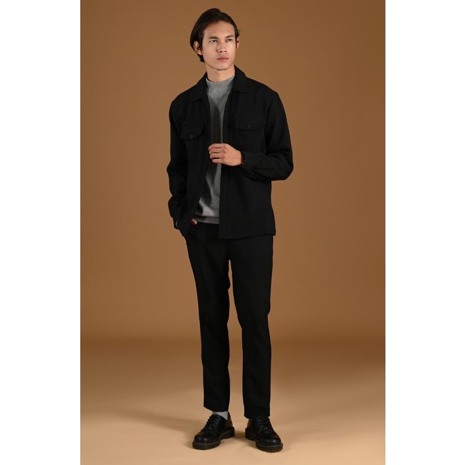 JAKET PREPP STUDIO FRASELA JACKET BLACK