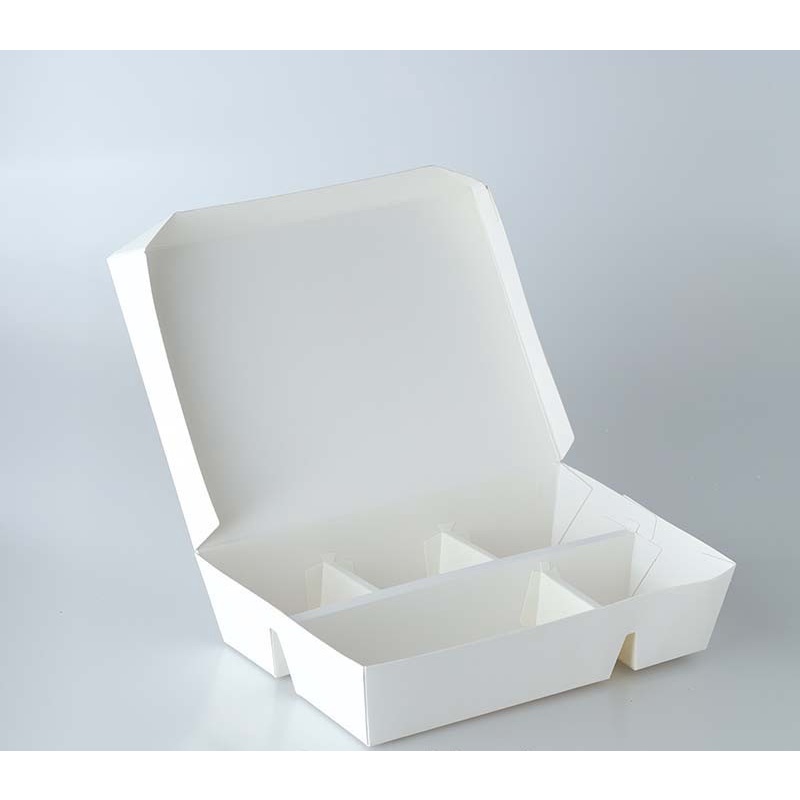 

Kotak makanan sekat 5 Paper lunch box anti bocor