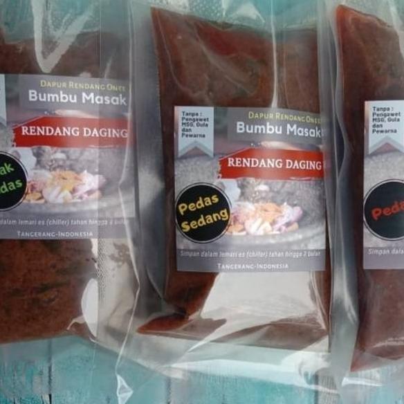 

Harga lebay Bumbu RENDANG Asli Padang untuk 1 KG Daging 350 Gram