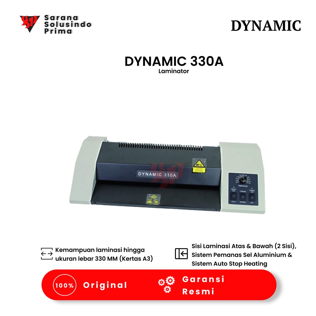 

Mesin Laminating Dynamic 330Led | Laminating Machine Dynamic 330 led |Bergaransi Resmi | Jabodetabek